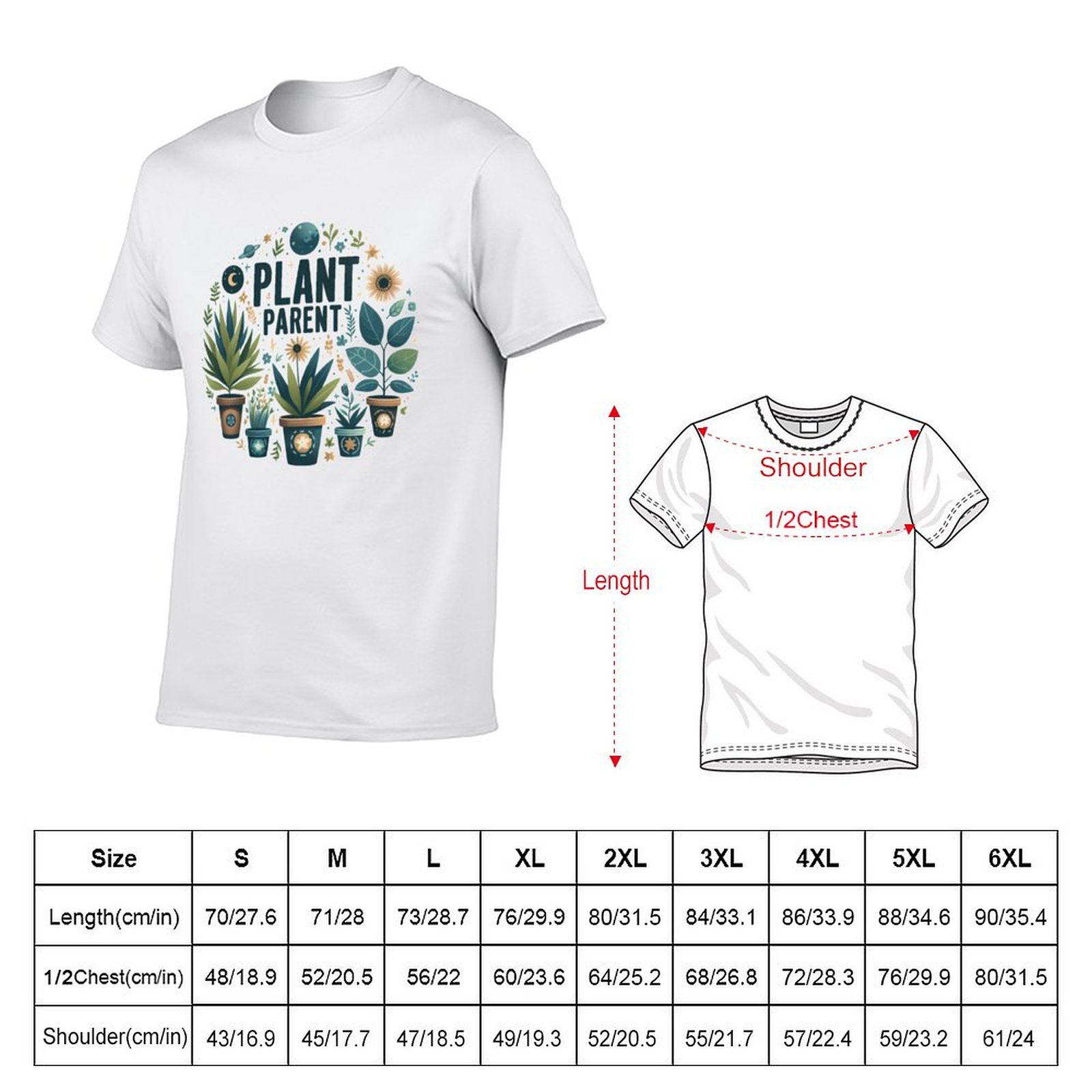 Camiseta Plant Parent Plus Siz - Plant Parent Shirt avaliação e preço
